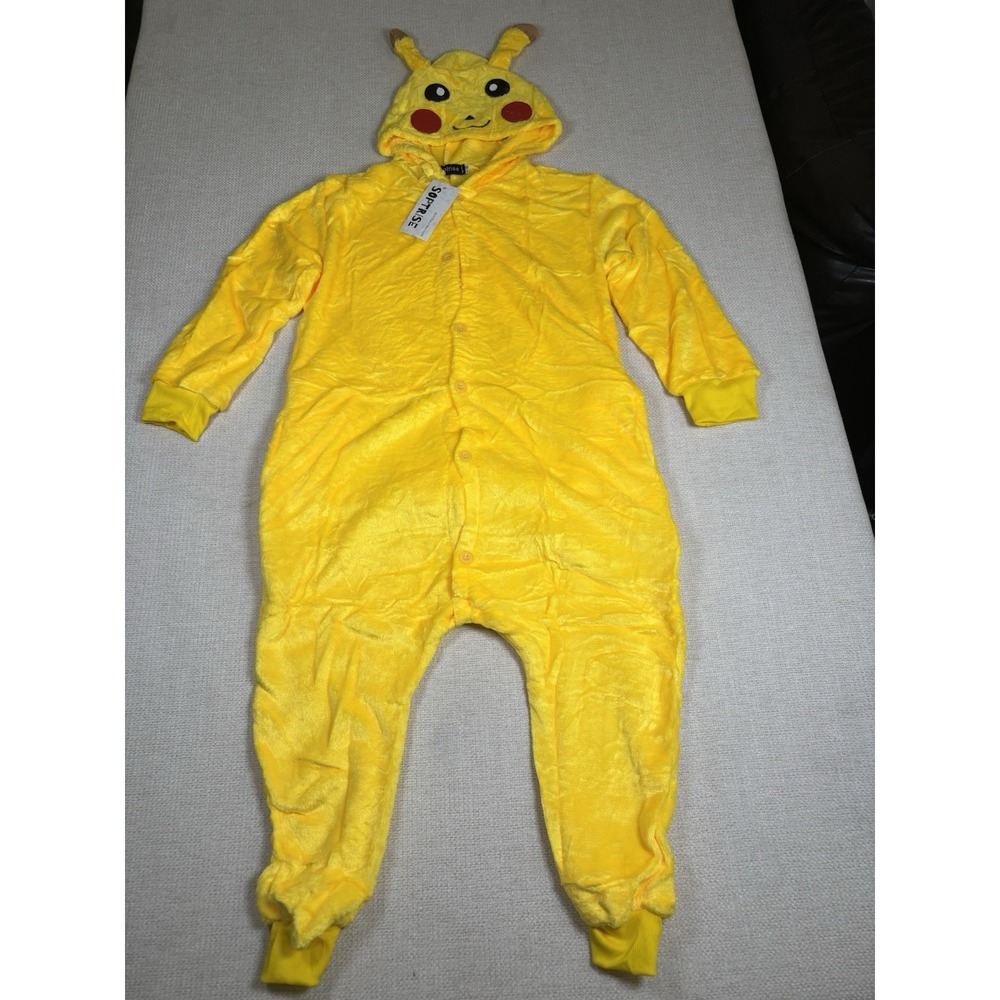 Soptrise Pikachu  Kigurumi Sleepwear Pajamas Kids Size 120 USA 5-6 YRS⁠ NWT